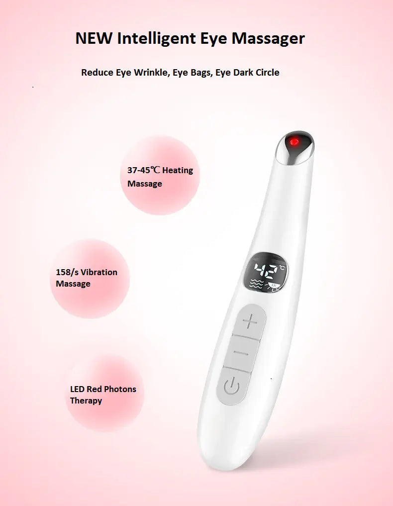 Eye Massager with Heating Function for Dark Circles
