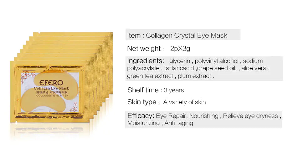 Hydrating Eye Patches for Dark Circles and Fine Lines