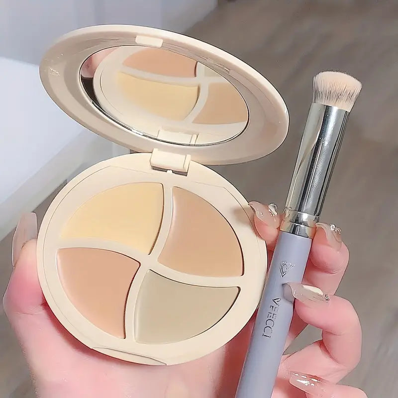 4-Color Concealer for Dark Circles and Even Skin Tone