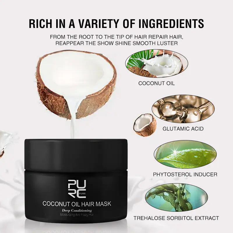 Anti-Shedding Coconut Oil Hair Mask